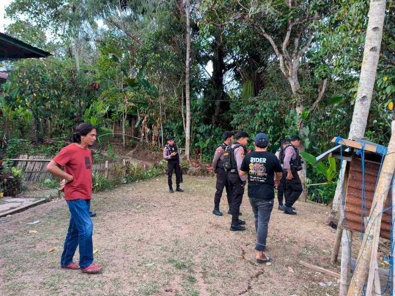 Petugas Polres Tator menggagalkan judi sabung ayam, Senin kemarin. 
