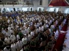 Penampakan Ribuan Jemaah Padati 'Sulsel Bersalawat' di Masjid 99 Kubah Makassar