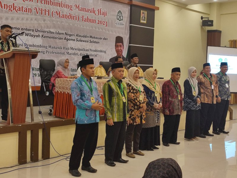 Penutupan SPMH Angkatan VIII  di Wisma Shafa Asrama Haji Sudiang, Kota Makassar. 