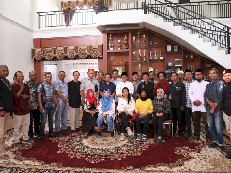 Silaturahim dengan Media dan LSM, Pj Bupati Bantaeng Ajak Bersinergi