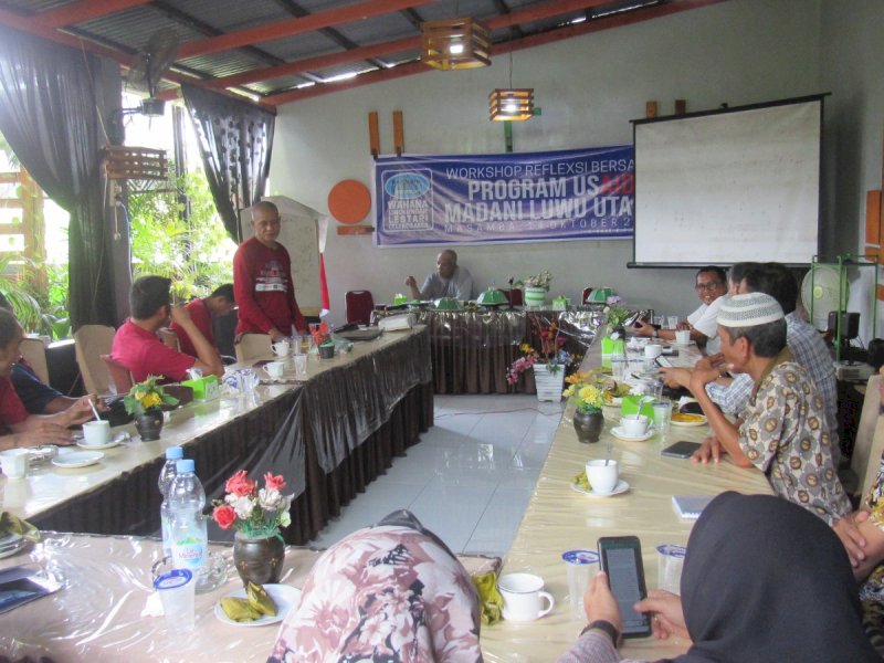 Workshop Refleksi Bersama Hasil Program USAID MADANI di Kabupaten Luwu Utara.
