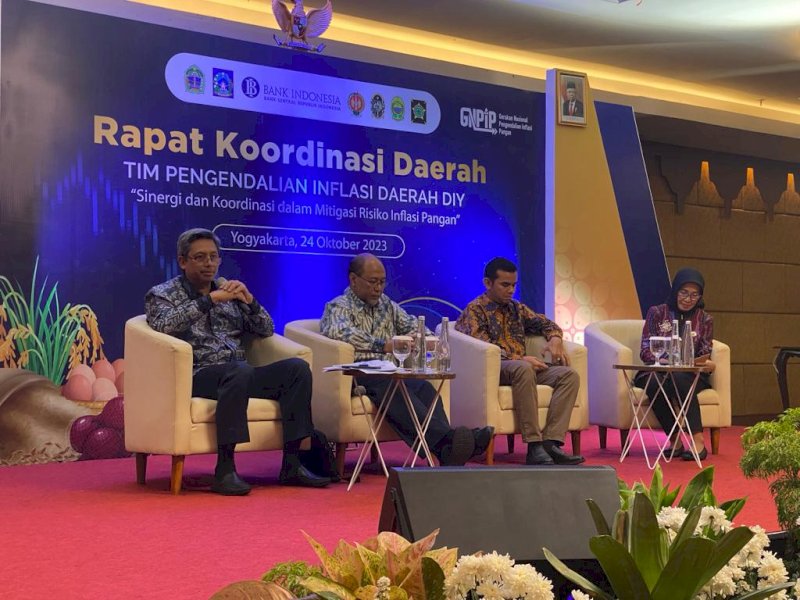 Rapat Tim Percepatan Inflasi Daerah (TPID) yang dilaksanakan di Hotel Grand Mercure Yogyakarta.