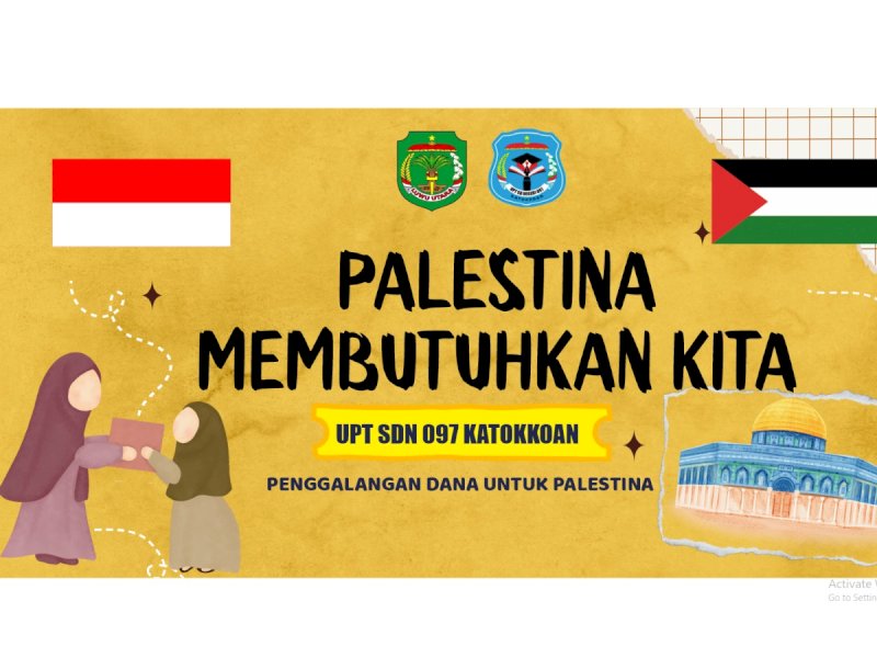 Peduli Palestina, Warga SD Katokkoan Masamba Kumpul Donasi Rp15 Juta 