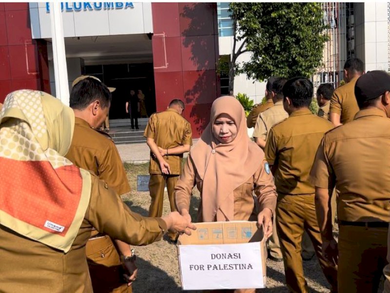 ASN Pemkab Bulukumba Kumpulkan Donasi Rp10 Juta Untuk Palestina