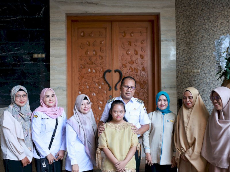 Wali Kota Makassar Moh Ramdhan Pomanto mendukung penuh Azizah Nurul Sabrina pada Liga Talent Indonesia 2023.
