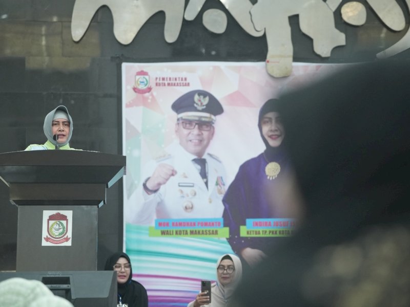 Ketua PKK Makassar Indira Yusuf Buka Lomba Asmaul Husna di Hari Ibu 2023