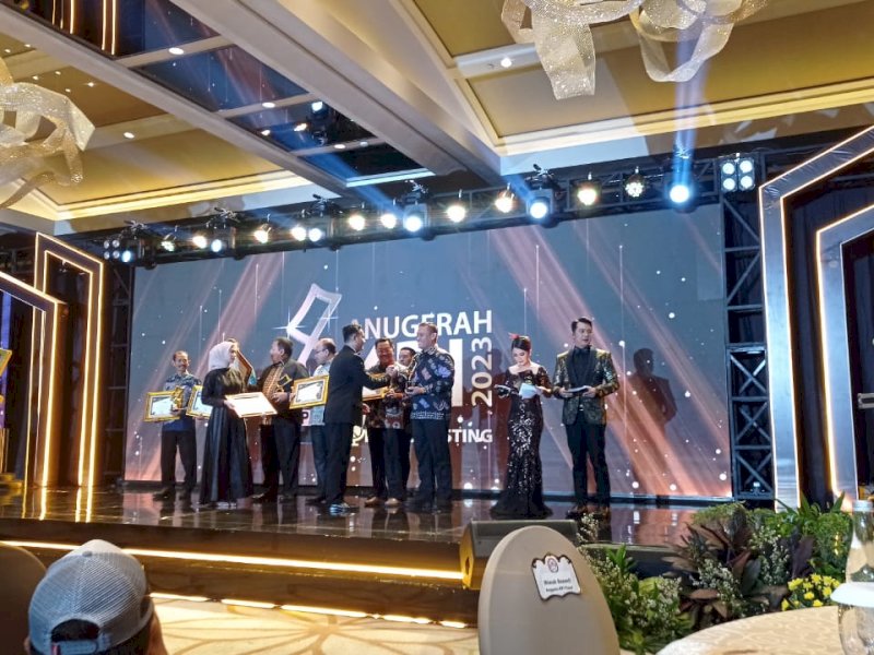 Penyerahan KPI Award di Grand Ballroom Ayana Midplaza, Jakarta, Minggu, 26 November 2023.