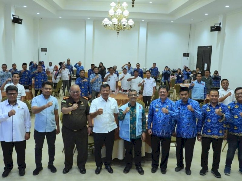 Sosialisasi antikorupsi di Ballroom Hotel Same Resort, Tanjung Bira. 