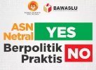 Sekda Lutra Pimpin Pembacaan Ikrar Netralitas ASN di Pemilu 2024