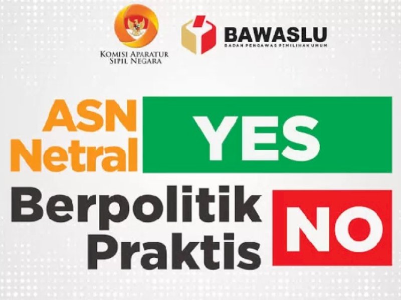 Sekda Lutra Pimpin Pembacaan Ikrar Netralitas ASN di Pemilu 2024
