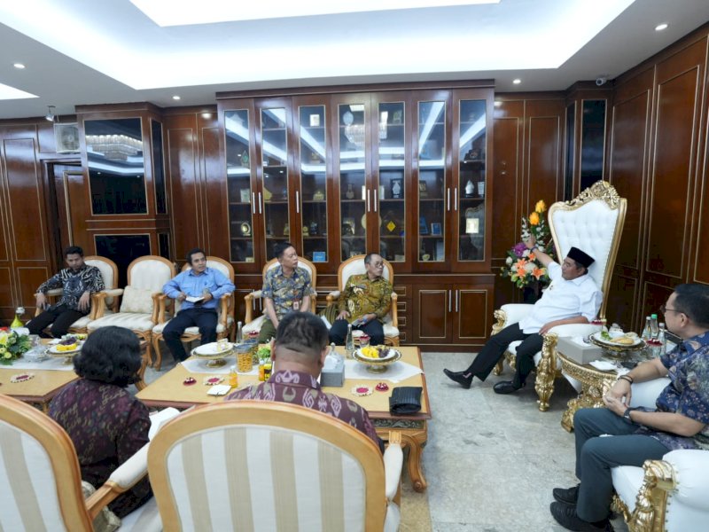 Pj Gubernur Bahtiar menerima audiensi Indonesia Tourism Development Corporation (ITDC) Creating Destination dan Balai Taman Nasional Takabonerate. 