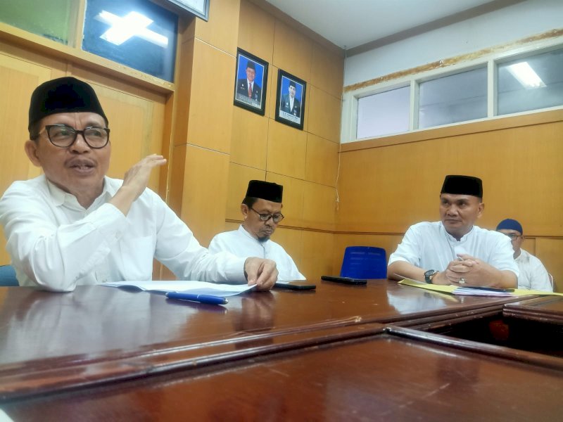 Rapat pembentukan panitia MTQ, Jumat (22/12/2023), di Ruang Rapat Sekretaris Daerah.