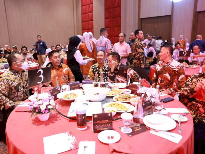 Pisah sambut Kapolda Sulsel di Hotel Gammara, Makassar, Jumat (22/12/2023).