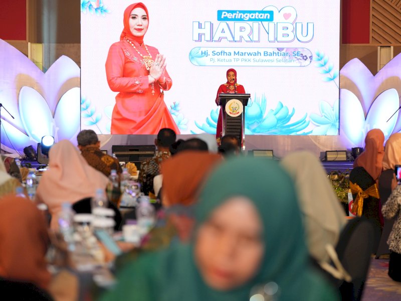 Peringatan Hari Ibu Tingkat Provinsi Sulsel berlangsung meriah di Hotel Claro Makassar. 