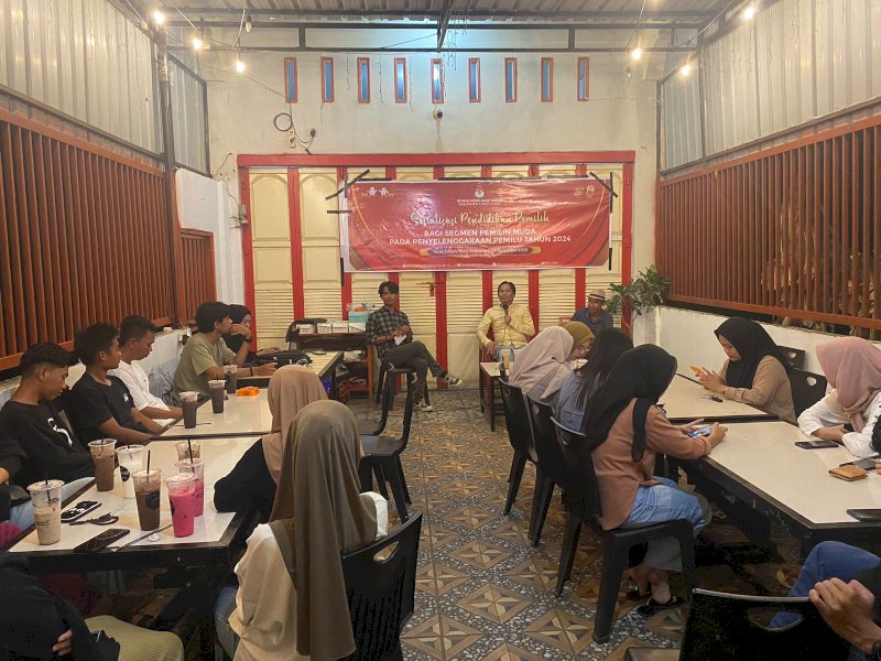 KPU Kabupaten Luwu Utara menggelar Sosialisasi Pendidikan bagi Segmen Pemilih Muda. 