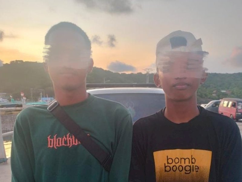 Dua terduga pelaku curanmor diamankan Polsek Bonto Bahari. 