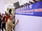 Makassar Bangun Tugu Knalpot Brong di Flyover, Dibuat dari Ribuan Knalpot Sitaan