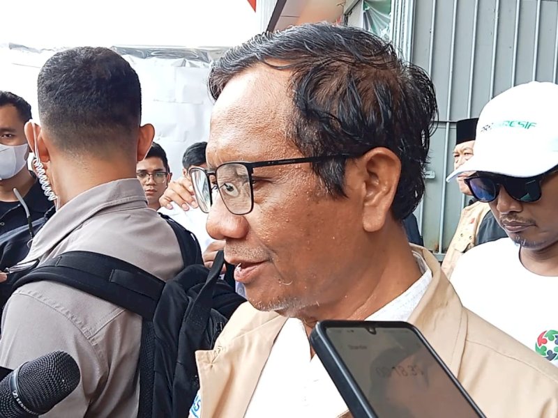 Cawapres Mahfud MD (PEDOMAN MEDIA/Aldi) 