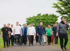 Bahtiar Jalan Santai di Taman Maccini Sombala Makassar, Tinjau Smart Green House 
