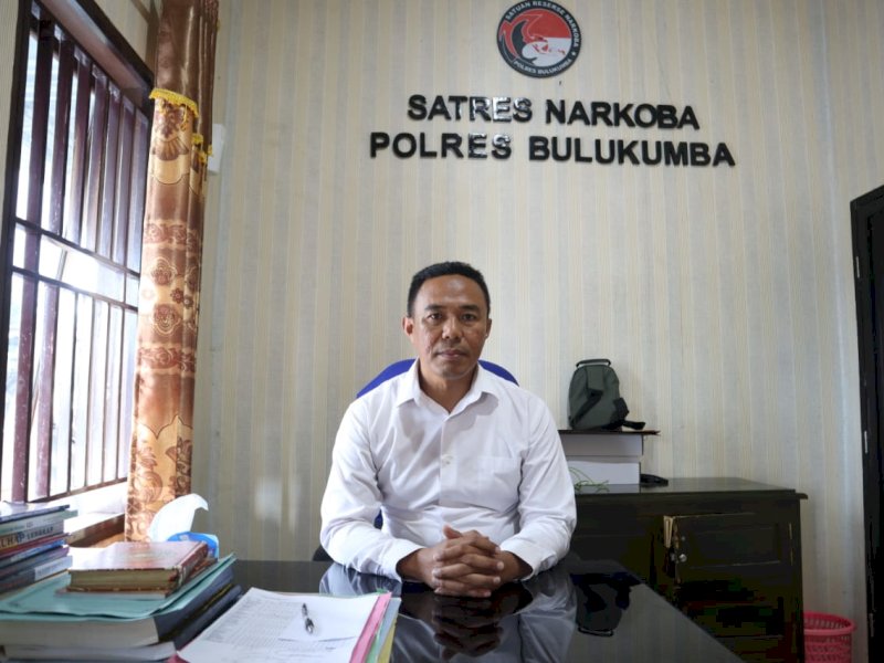 Kasat Narkoba Polres Bulukumba, AKP Syamsuddin/Ist