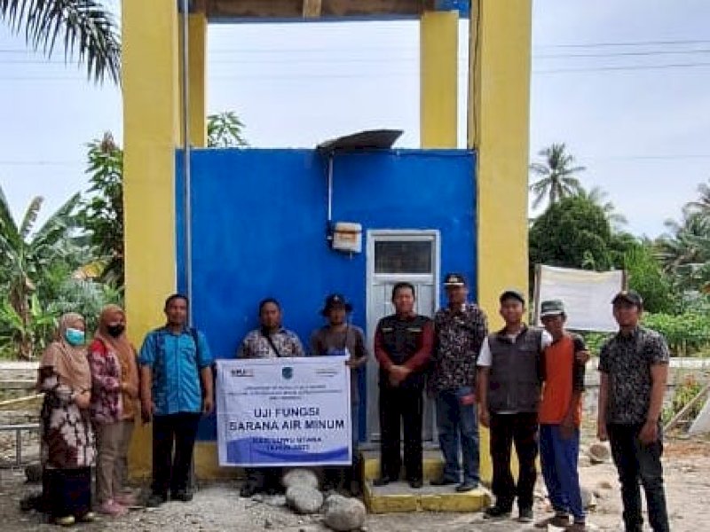 Bantuan program Pamsimas di Luwu Utara. 