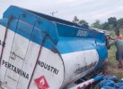 Mobil Tangki Terguling di Wajo Diduga Selundupkan BBM Subsidi, Polisi Dalami