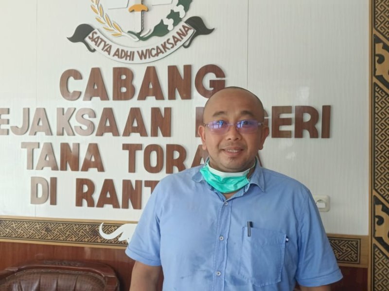 Kapala Cabang Kejaksaan Tana Toraja di Ranteapao, Alex Sander Tana'(PEDOMAN MEDIA/Andarias) 