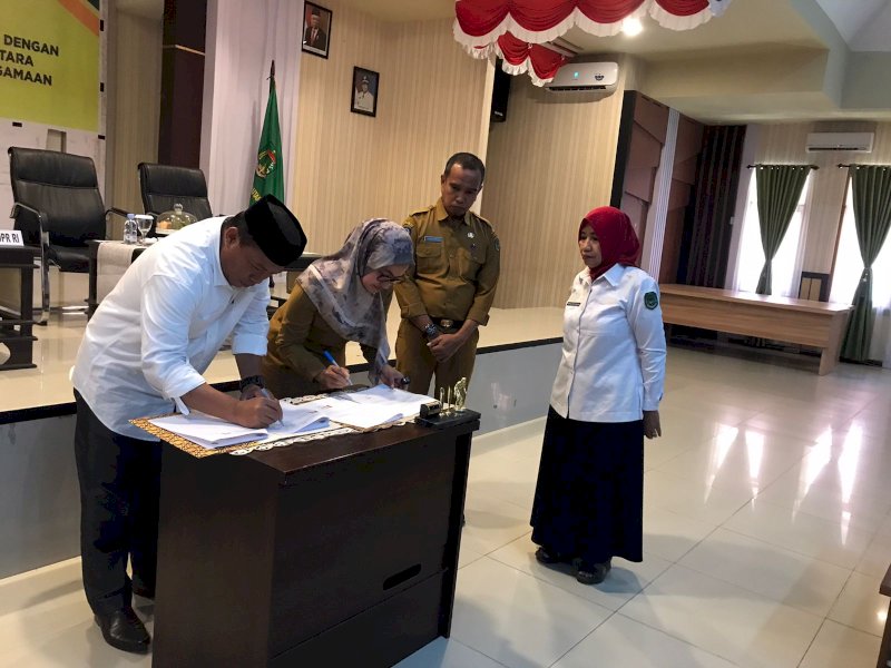 Lokakarya di Aula La Galigo Kantor Bupati Luwu Utara. 