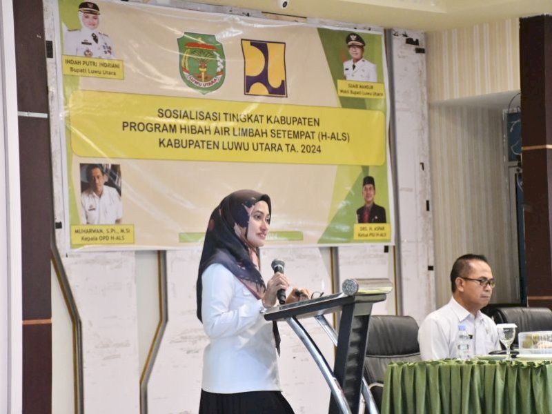 Sosialisasi H-ALS tingkat kabupaten baru-baru ini di Aula La Galigo Kantor Bupati Lutra. 
