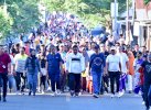 Sehari di Wajo, Bahtiar Senam Sehat dan Cek Harga Pangan di Pasar