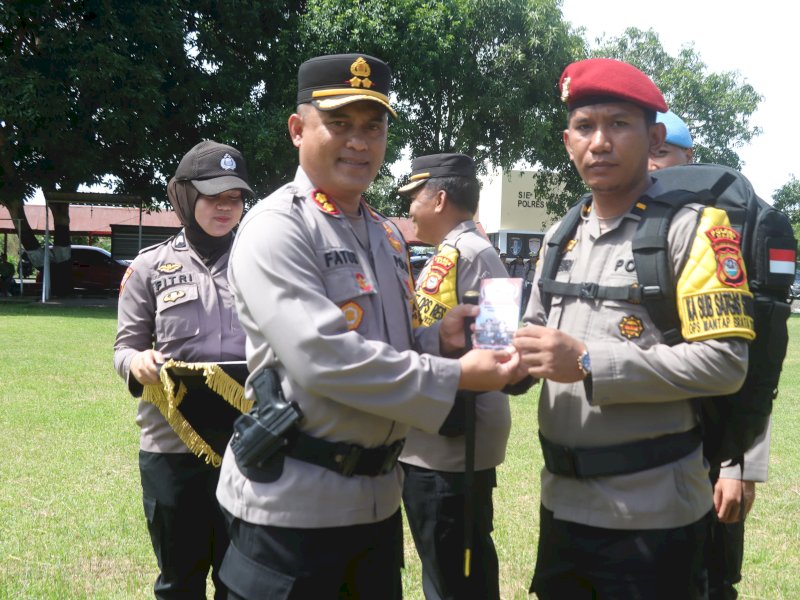 Apel Pergeseran Pasukan (Serpas) dalam rangka persiapan pengamanan Pemilih umum di TPS, Senin (12/2/2024)/Ist
