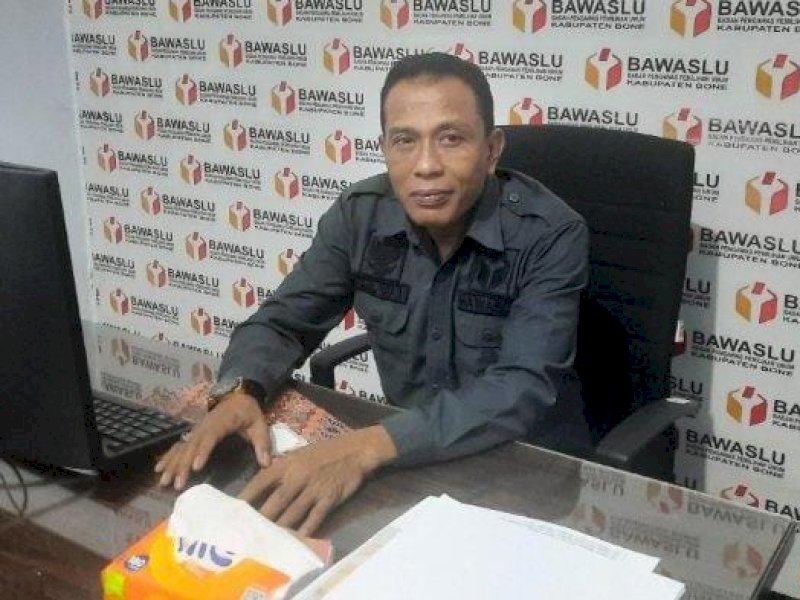 Ketua Badan Pengawas Pemilihan Umum (Bawaslu) Kabupaten Bone Alwil/Int