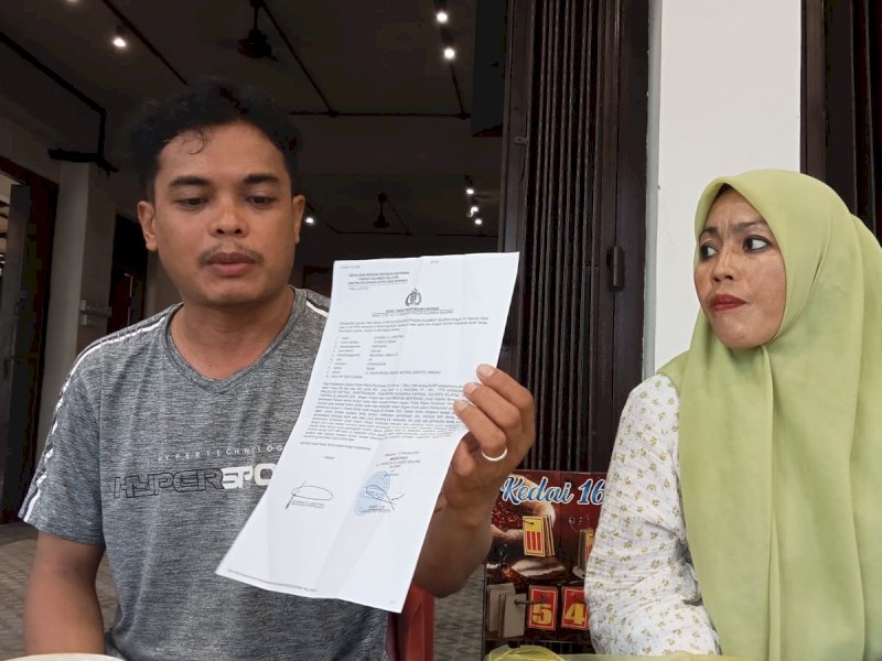 Kuasa hukum keluarga tersangka, Syamsul S Lapatta(PEDOMAN MEDIA/Aldi) 