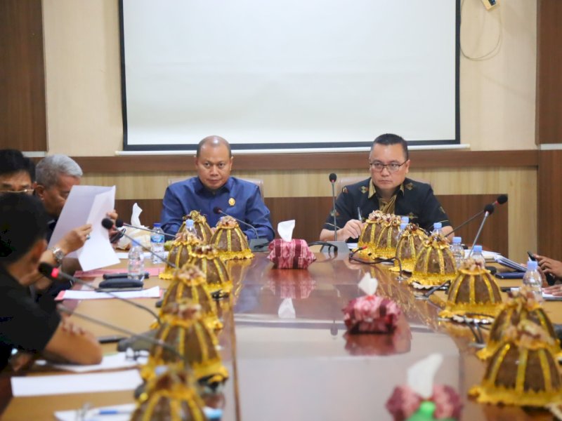 Dewan Perwakilan Rakyat Daerah (DPRD) Kabupaten Wajo menggelar rapat paripurna, Kamis (7/3/2024)/Ist
