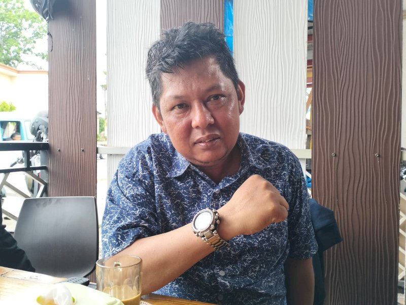 Sekretaris DPC Partai Demokrat Bulukumba, Basri Yulianto (PEDOMAN MEDIA/Saiful) 