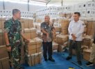 Bupati Asahan dan Forkopimda Tinjau Gudang Logistik Pemilu