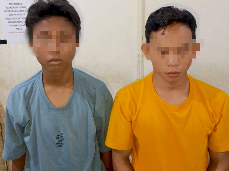 Dia pelaki geng motor berhasil diamankan/Ist