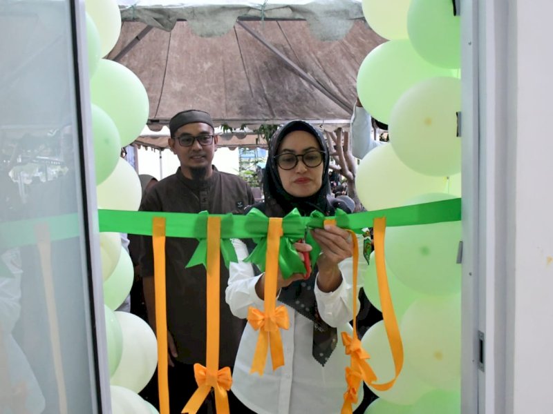 Bupati Luwu Utara Indah Putri Indriani meresmikan sekolah Tahfiz Balita di Luwu Utara. 