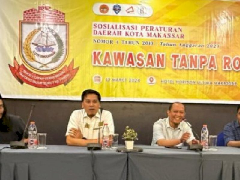 Andi Nurhaldin Jadi narasumber sosialisasi Perda kawasan tanpa rokok, Rabu (13/3/2024)