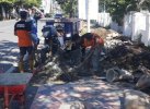 Satgas Drainase Dinas PU Makassar Benahi Pondasi Saluran Air di Sungai Saddang