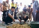 Bahtiar Letakkan Batu Pertama Pembangunan Menara Masjid Nurul Ilmi SMPPSMADAGA Bone 