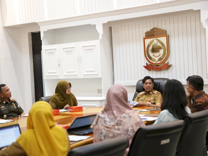 Rakor terkait KTR, di Balaikota, Senin (22/04/2024). 