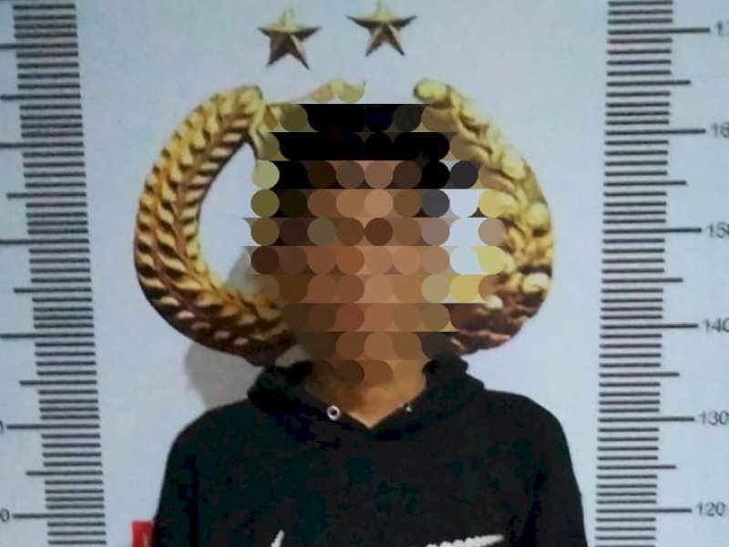 Tersangka pelaku narkoba yang diamankan Polres Bulukumba. 