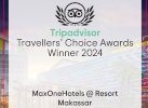 Hotel MaxOne Makassar Raih Penghargaan Travellers&rsquo; Choice Awards Winner 2024