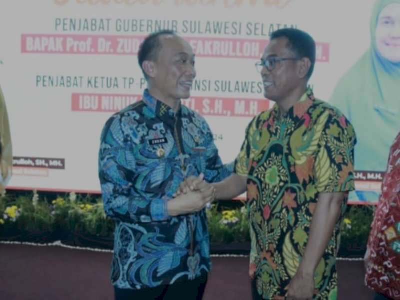 Pj Bupati Takalar Setiawan Aswad, menghadiri acara silaturahmi dengan Pj Gubernur Sulawesi Selatan Zudan Arif Fakhrulloh. 