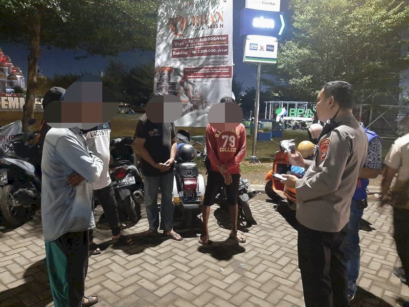 Oknum jukir liat yang diamankan di Kawasan CPI. 
