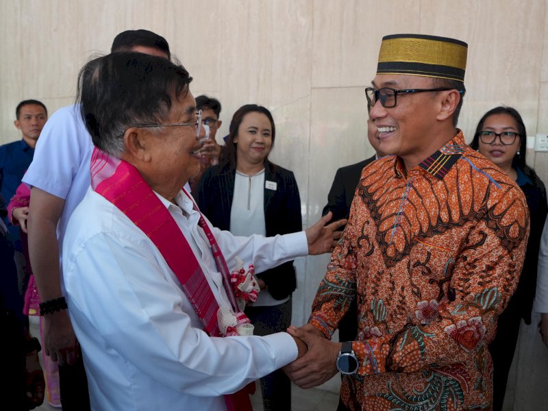 JK ucapkan terima kasih kepada Penjabat Gubernur Sulsel Prof Zudan 