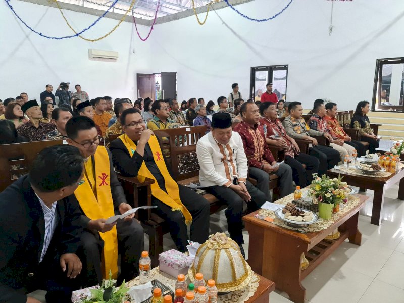 Polres Tana Toraja merayakan Natal bersama, Selasa (9/1/2024)