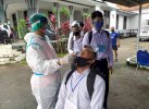 909 Calon Prajurit TNI AL Lantamal VI Makassar Test Swab 