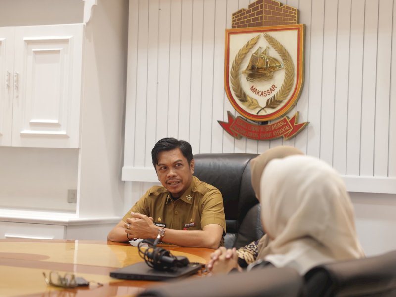 Pj Sekda Kota Makassar, Firman Hamid Pagarra menerima kunjungan audiensi dari Perkins School